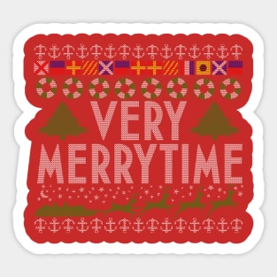 DCL Blog Very MerryTime Ugly Christmas Sweater Sticker